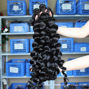 Wholesale Raw Brazilian Virgin Cuticle Aligned Human Hair Weave Extension Vendor Grade 9A 10A Loose Deep Wave Human Hair Bundles
